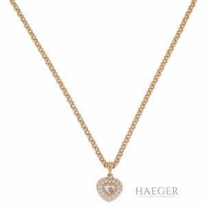 Chopard Happy Diamonds Kette 44cm Gelbgold 18 Karat mit 0,5ct Diamanten