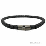 Collier Lavastein Weißgold Schließe 750 mit Diamant Vorschau