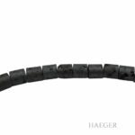 Collier Lavastein Weißgold Schließe 750 mit Diamant Vorschau