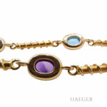 Collier Gelbgold 14 Karat Peridot Amethyst Topas Vorschau