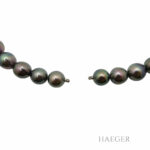 Tahiti Perlen Collier mit Bernstein Gelbgold 18 Karat Vorschau