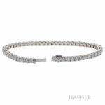 Tennisarmband 18cm Weißgold 18 Karat mit 4,4ct Diamanten Vorschau