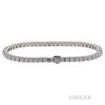 Tennisarmband 18cm Weißgold 18 Karat mit 4,4ct Diamanten Vorschau