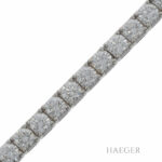 Tennisarmband 18cm Weißgold 18 Karat mit 4,4ct Diamanten Vorschau