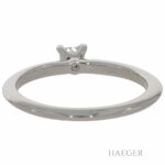 Tiffany & Co. Solitärring Gr.54 Platin 950 mit 0,22ct Princess Diamant Vorschau