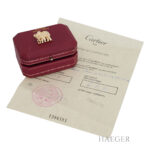 Elefant Anstecknadel Brosche Gelbgold 18 Karat Diamant Vorschau