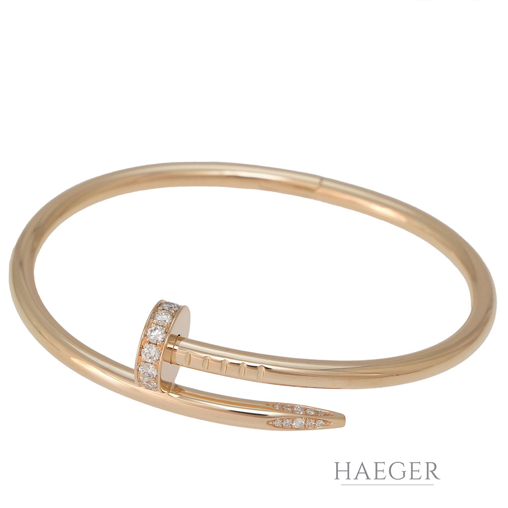 Cartier Juste un Clou Diamant Armreif Gr.16 Gelbgold 18 Karat Full Set 2022