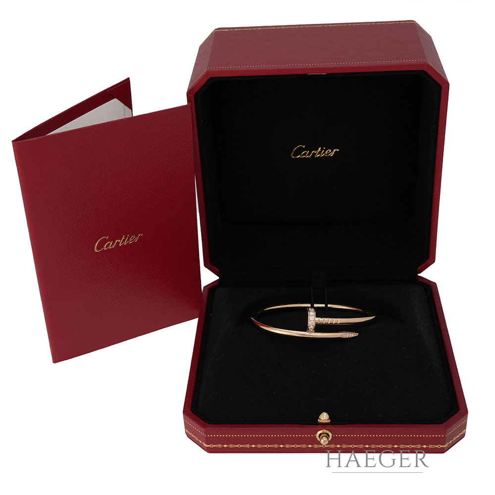 Cartier Juste un Clou Diamant Armreif Gr.16 Gelbgold 18 Karat Full Set 2022
