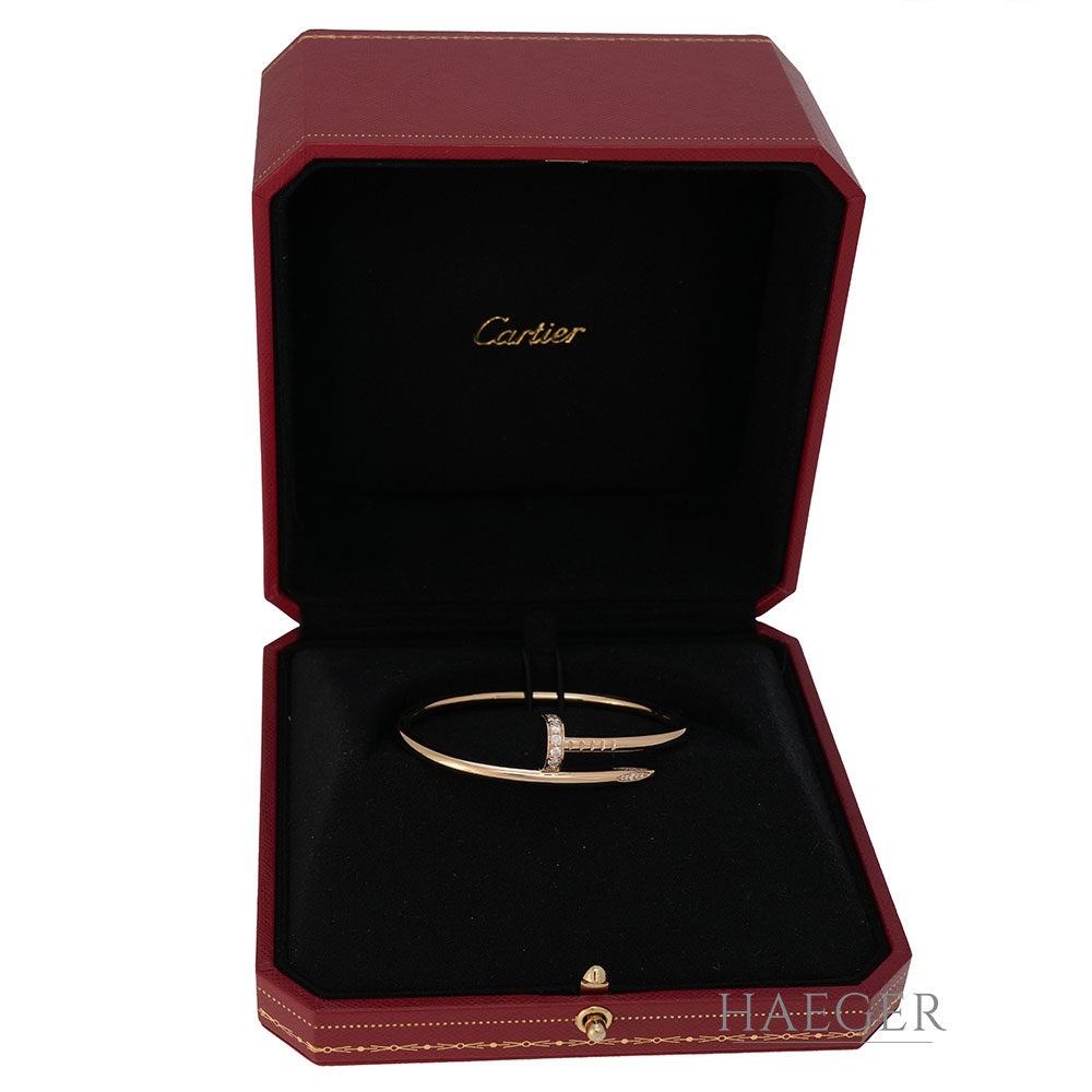 Cartier Juste un Clou Diamant Armreif Gr.16 Gelbgold 18 Karat Full Set 2022