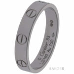 Cartier Love Ring kleines Modell Gr.53 Weißgold 18 Karat Full Set 2020 Vorschau
