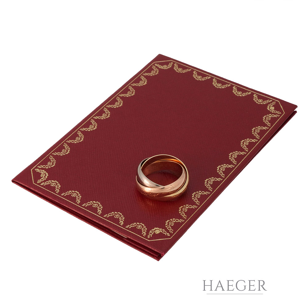 Cartier Trinity Ring großes Modell Gr.57 Gold 18 Karat mit Zertifikat