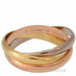 Cartier Trinity Ring kleines Modell Gr.54 Gold 18 Karat - Bild 4 Vorschau