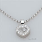 Chopard Happy Diamonds Collier Weißgold 18 Karat mit 0,25ct Diamanten Vorschau