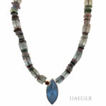 Collier Turmalin Weissgold 18 Karat Farbstein Vorschau