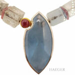 Collier Turmalin Weissgold 18 Karat Farbstein Vorschau