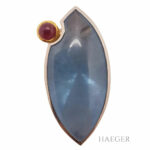 Collier Turmalin Weissgold 18 Karat Farbstein Vorschau