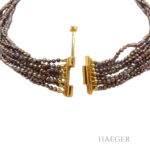 Fries Arauner Collier 41cm Gelbgold 18 Karat mit Seed Perlen Vorschau