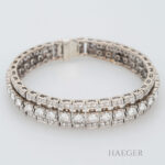 Diamant Armband 19cm Weißgold 18 Karat mit 4,7ct Diamanten Vorschau