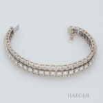 Diamant Armband 19cm Weißgold 18 Karat mit 4,7ct Diamanten Vorschau