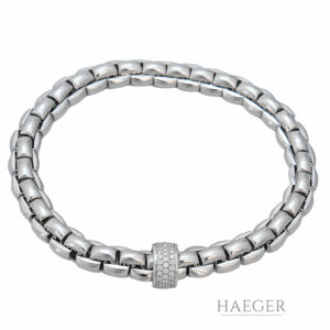 Fope Flex it Armband 19,5cm Weißgold mit 0,63ct Diamanten