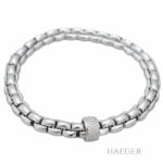 Fope Flex it Armband 19,5cm Weißgold mit 0,63ct Diamanten Vorschau