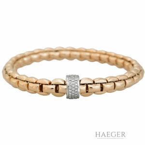 Fope Rosegold Armband 18 Karat mit Diamant