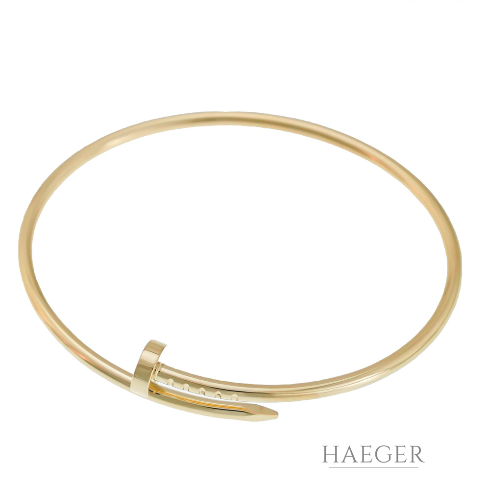 cartier juste un clou armreif 18 karat