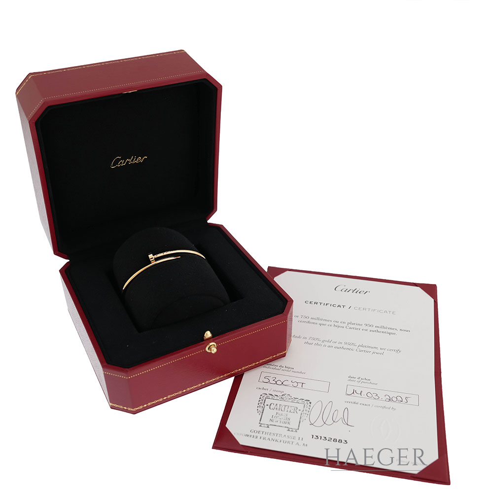 cartier juste un clou armreif 18 karat