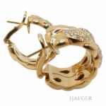 Chopard Creolen Gelbgold 18 Karat Diamanten Vorschau