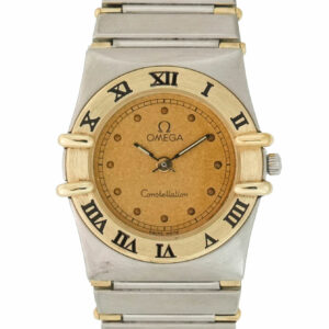 Omega Constellation Ref.1456 Stahl Gold Quarz Uhr