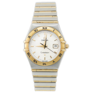Omega Constellation Stahl Gold Uhr Quarz *Unaufgearbeitet