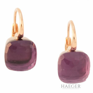 Pomellato Nudo Amethyst Ohrringe Roségold 18 Karat