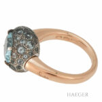 Pomellato Tabou mit blauen Topas Ring Gr.53 Roségold 18 Karat Vorschau