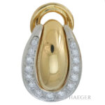 Pomelatto Ohrclips Gelb; Weißgold 18 Karat mit Diamanten Vorschau