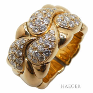 Chopard Ring Gelbgold 18 Karat Diamant