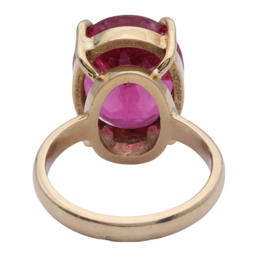 Ring Turmalin Gelbgold 18 Karat
