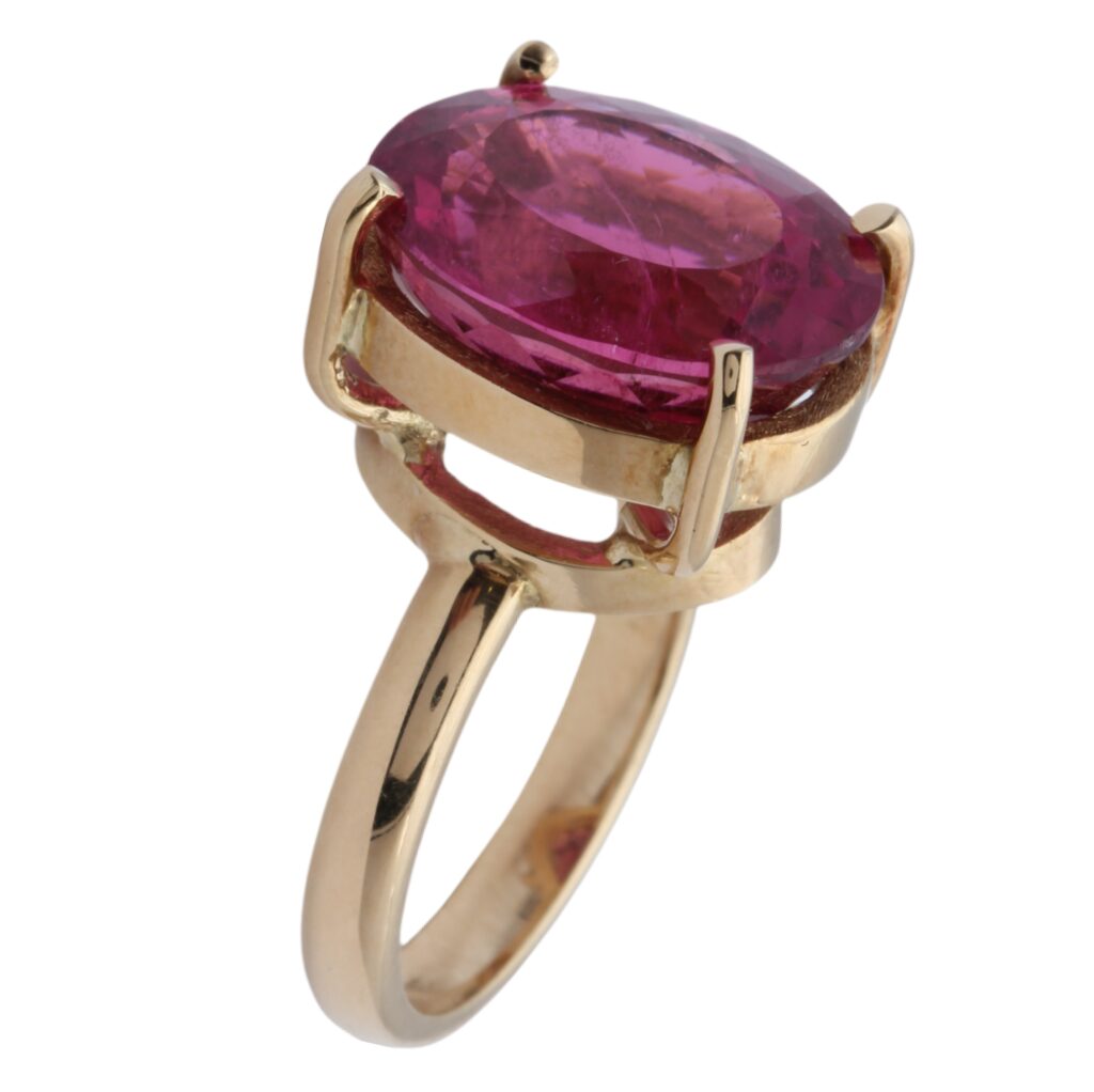 Ring Turmalin Gelbgold 18 Karat