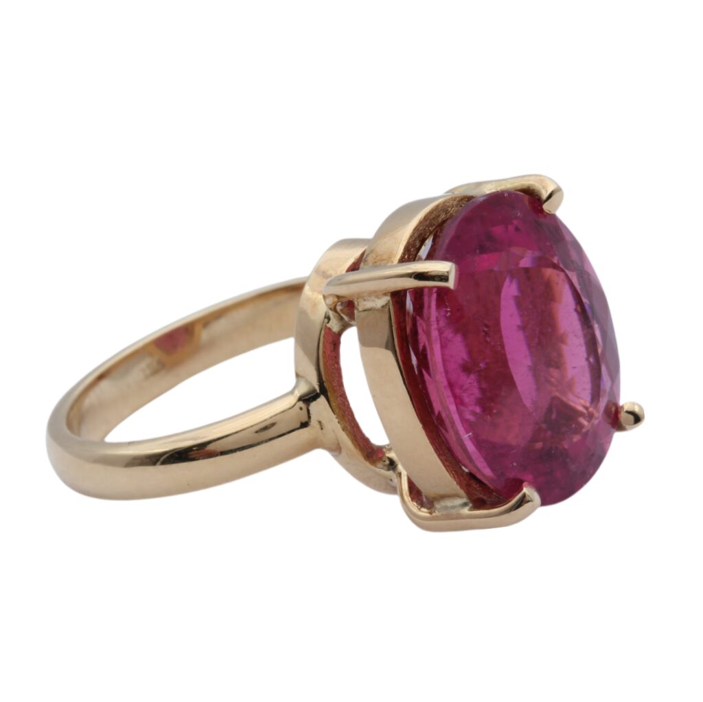 Ring Turmalin Gelbgold 18 Karat