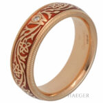 Wellendorff Orange Ring Gr.58 Gelbgold 18 Karat mit Emaille Vorschau