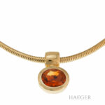 wempe Collier Citrin Anhänger Gelbgold 18 Karat Vorschau
