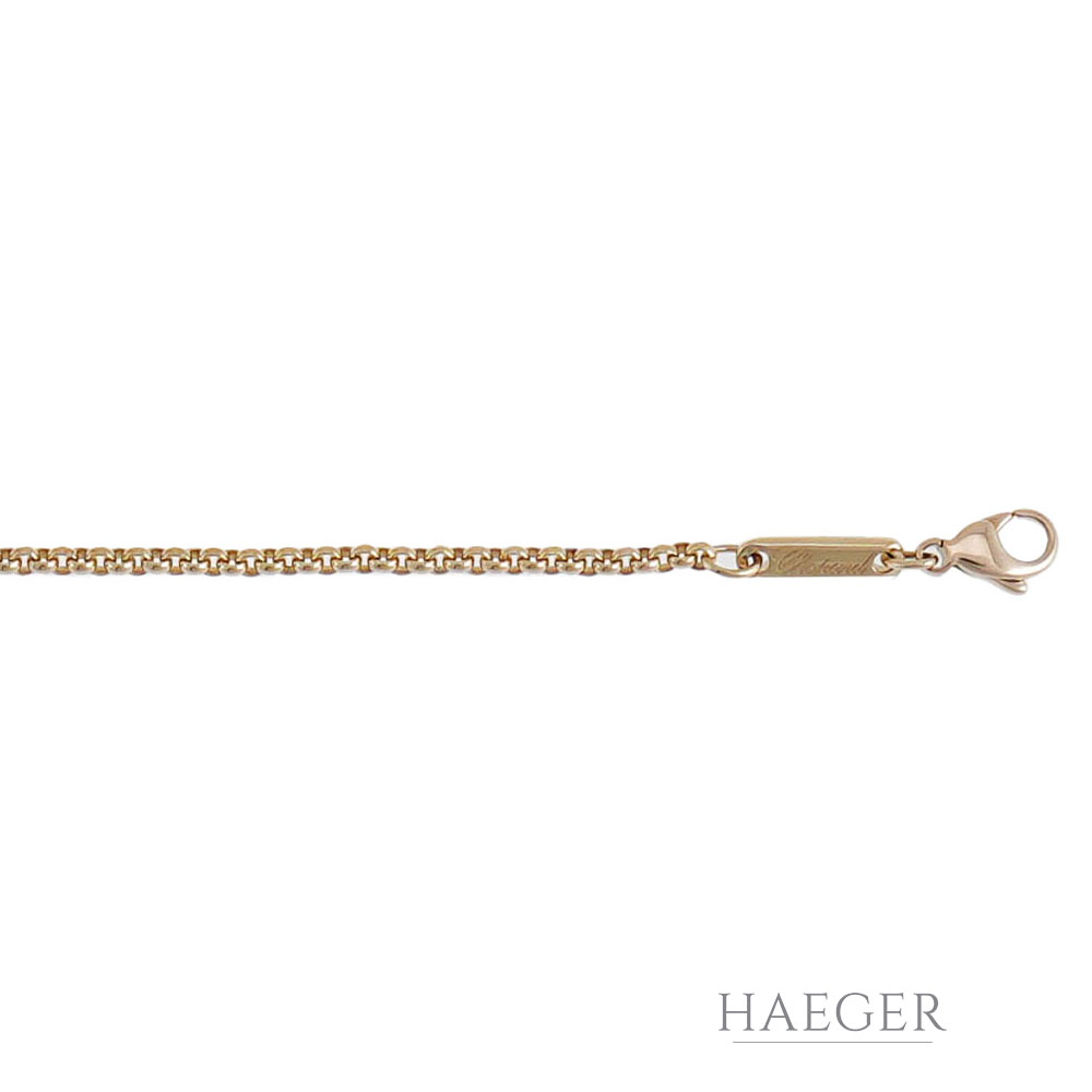 Chopard Happy diamonds Collier Diamant Gelbgold 18K