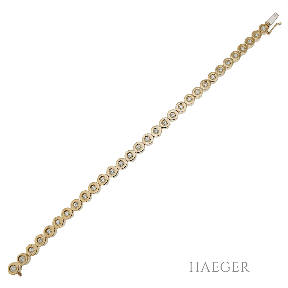 Armband Gelbgold 18 Karat mit Diamanten