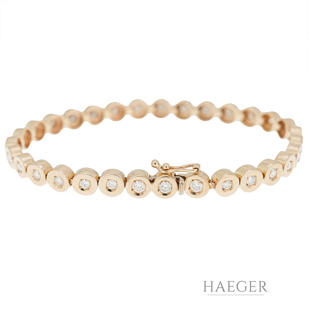 Armband Gelbgold 18 Karat mit Diamanten