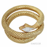 Schlangen Armreif 18k mit Diamanten Vorschau