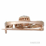 Brosche Rosegold 18 Karat mit Diamanten Vorschau