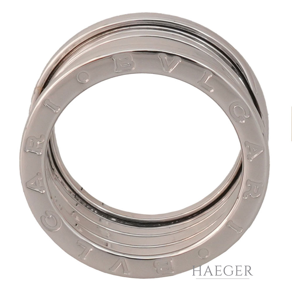 Bulgari B.Zero1 Ring Gr.56 Weißgold 18 Karat mit Originaler Box