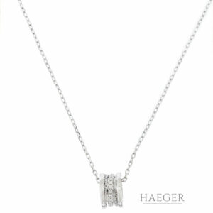 Bulgari B Zero Kette Weißgold mit Diamanten