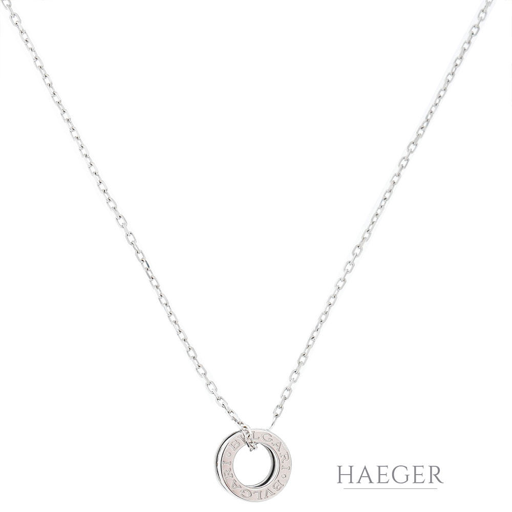 Zero1 Halskette Bulgari Kette Bulgari Collier B Zero Weissgold 352815