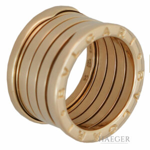 Bulgari B Zero1 4 Band Ring Gr. 54 Gelbgold 750/ 18 Karat