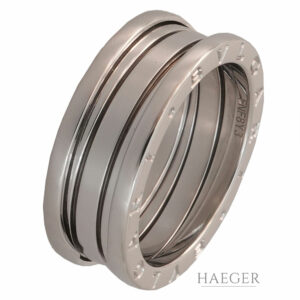 Bulgari B.Zero1 Ring Gr.60 Weißgold 18 Karat mit Original Zertifikat
